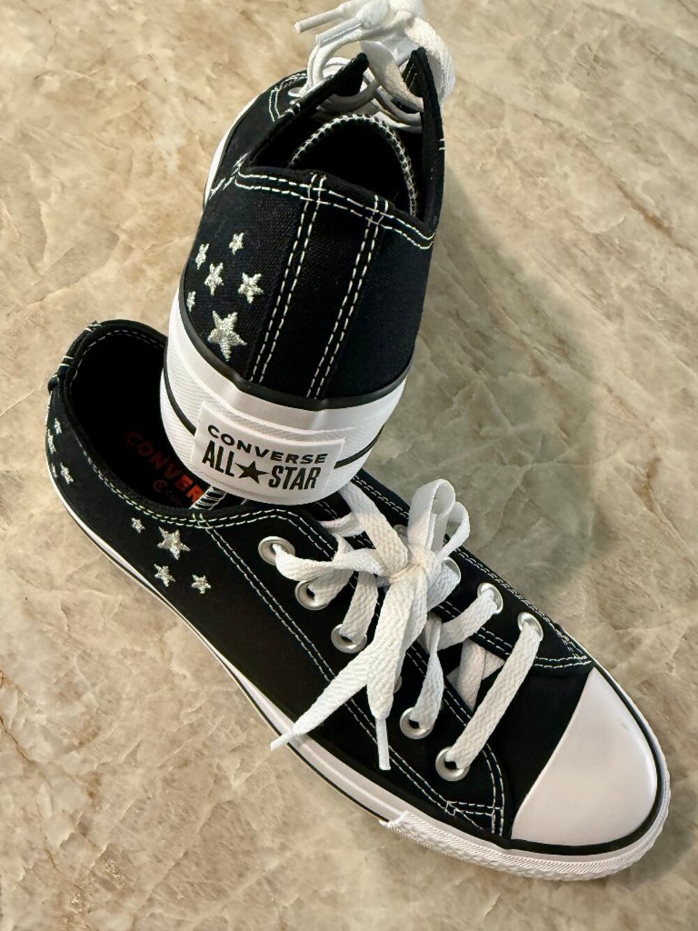 Converse Custom Chuck Taylor All Star Low Top Sneakers  6.5 - Picture 3 of 7